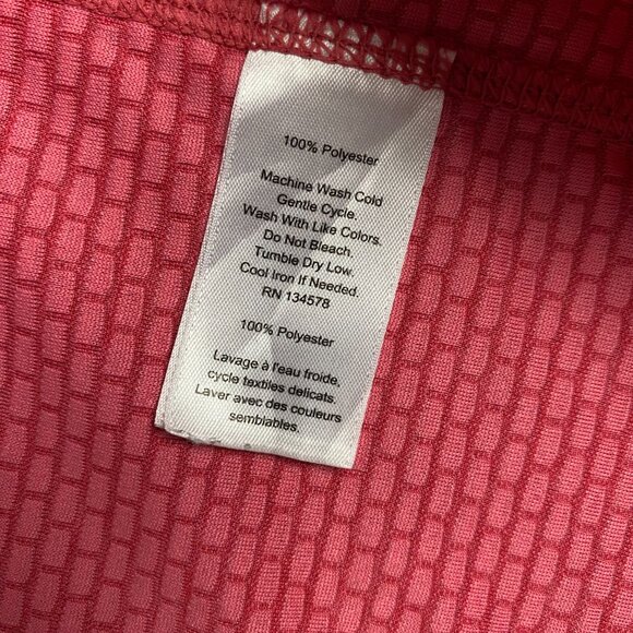 Vineyard Vines 1/4 Zip Pullover Men's XL Red Pink Sankaty Performance Golf - Picture 9 of 13